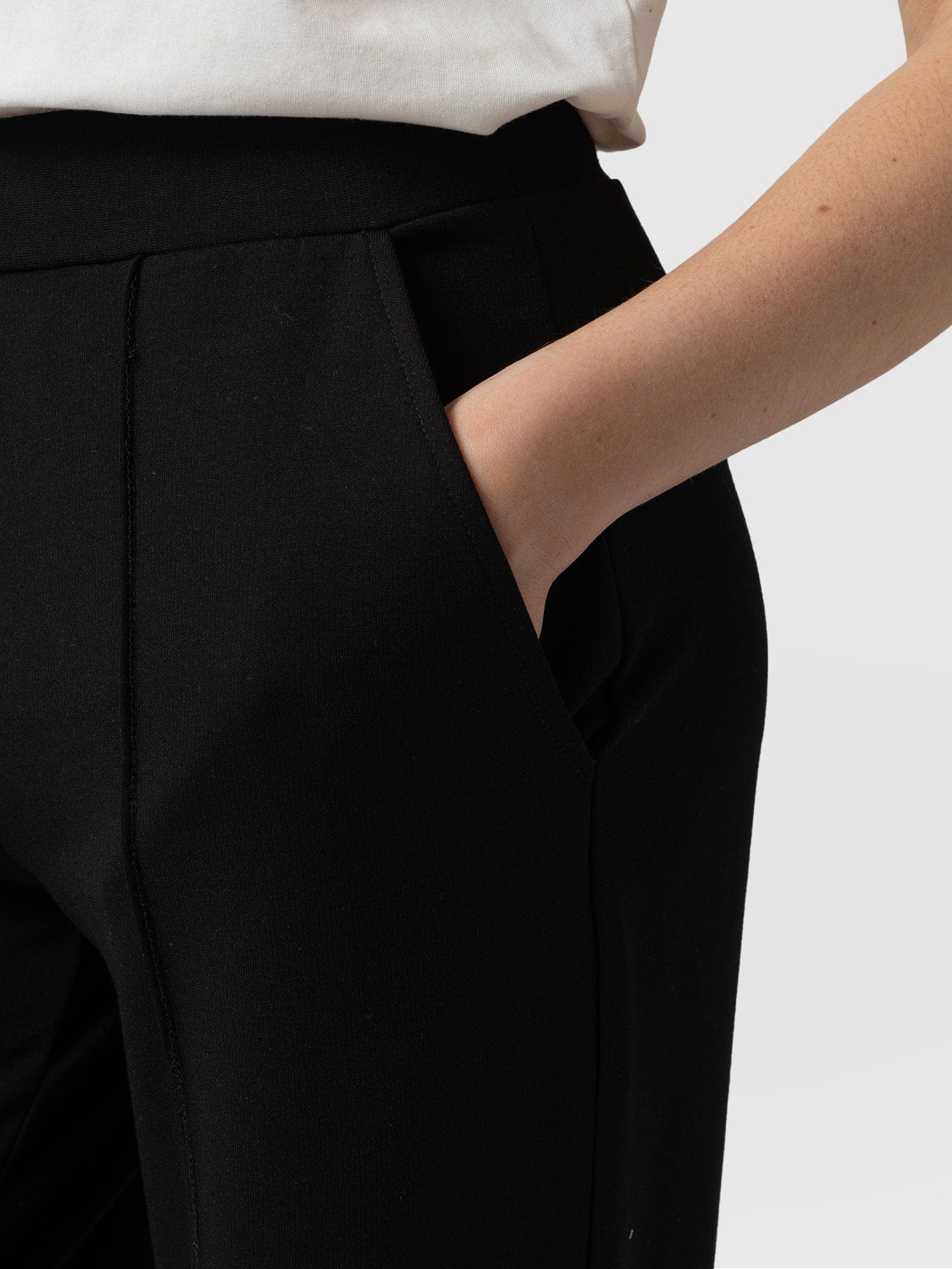 Keller Wide Leg Pant - Black